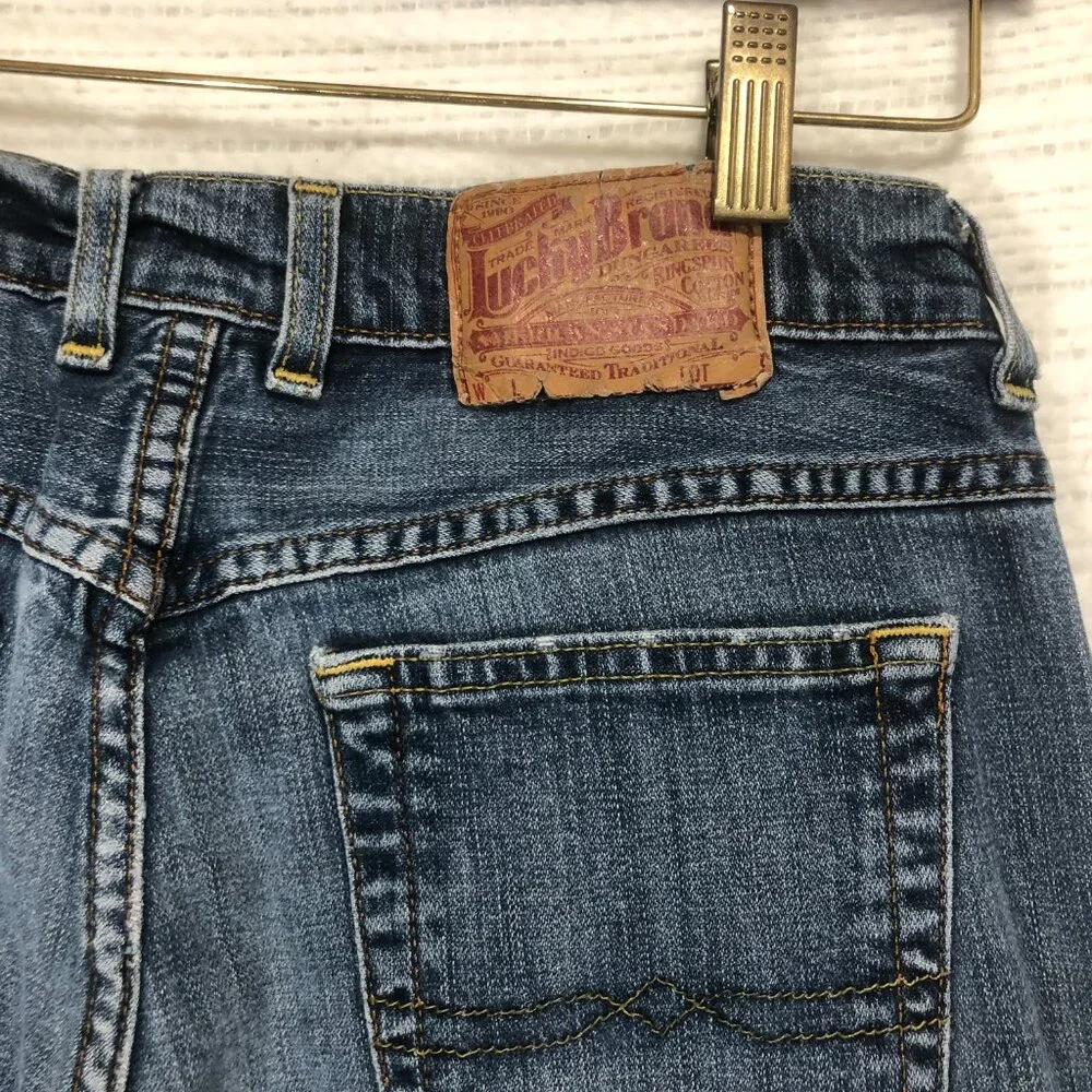 Lucky Brand Made in America Blue Jeans Denim Size Men's 26 Women's‎ 2